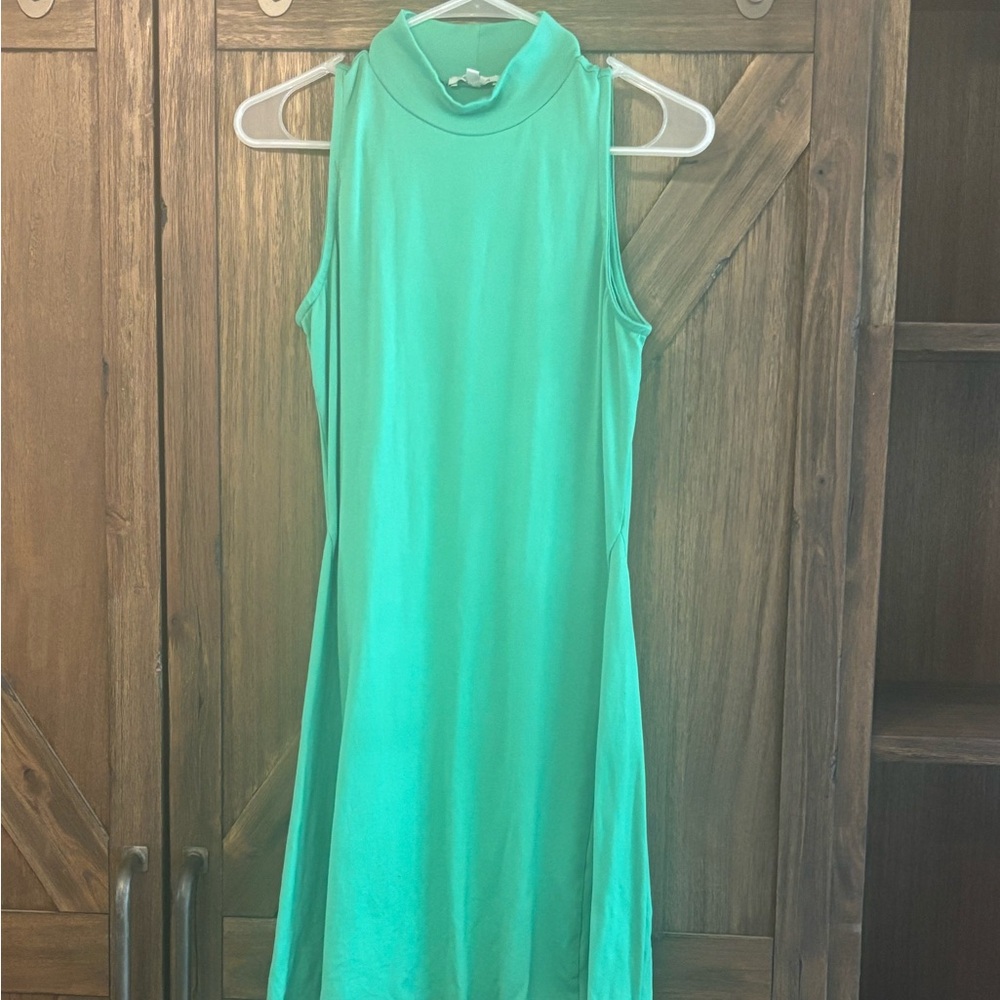 Sleeveless Green Dress